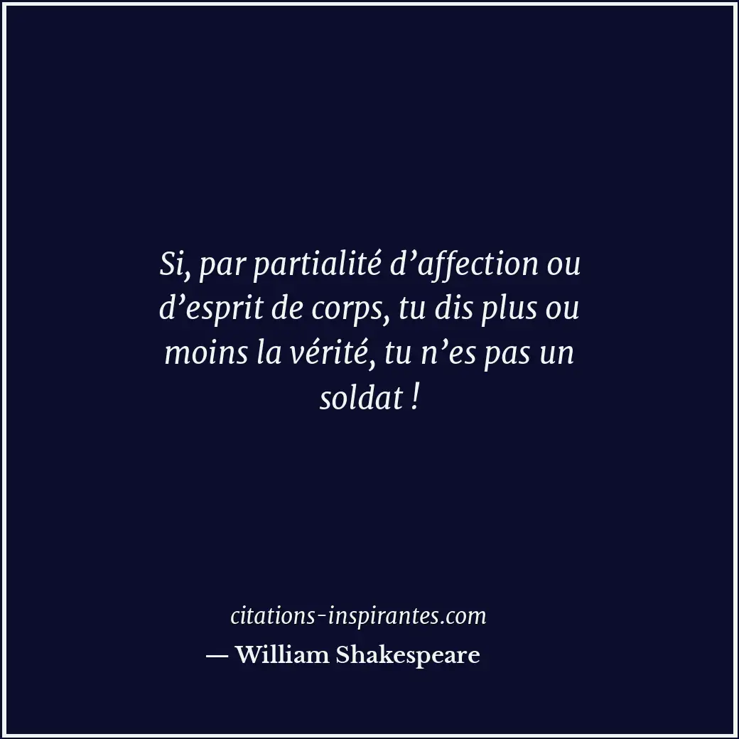Citation de William Shakespeare