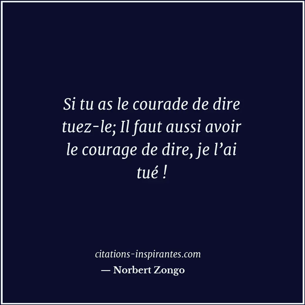 Citation de Norbert Zongo