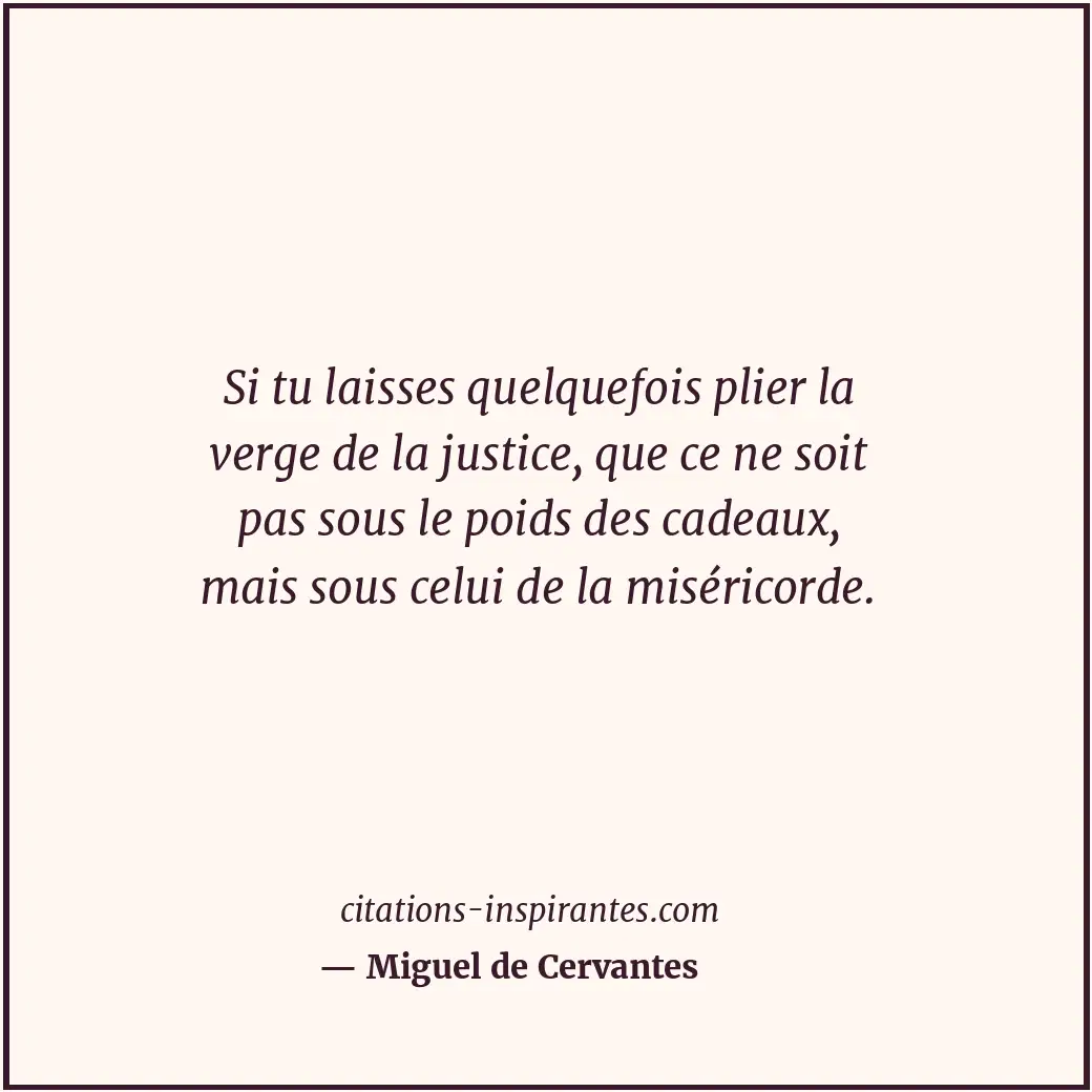 Citation de Miguel de Cervantes