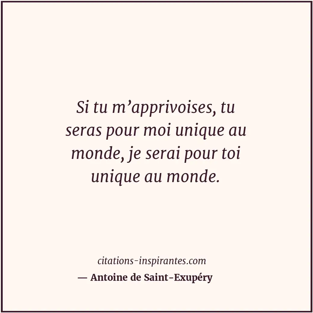 Citation de Antoine de Saint-Exupéry