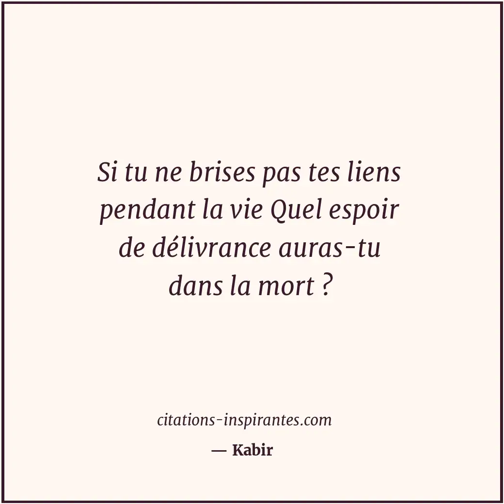 Citation de Kabir