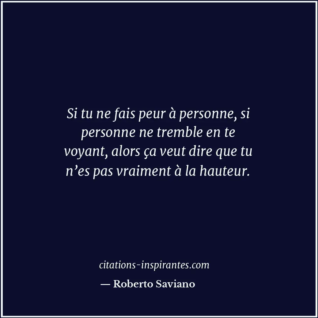 Citation de Roberto Saviano