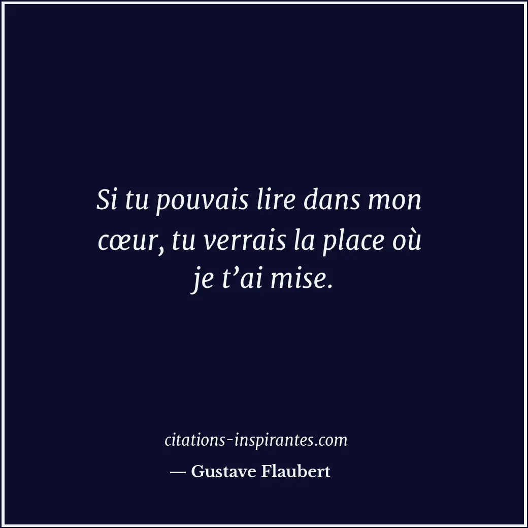 Citation de Gustave Flaubert