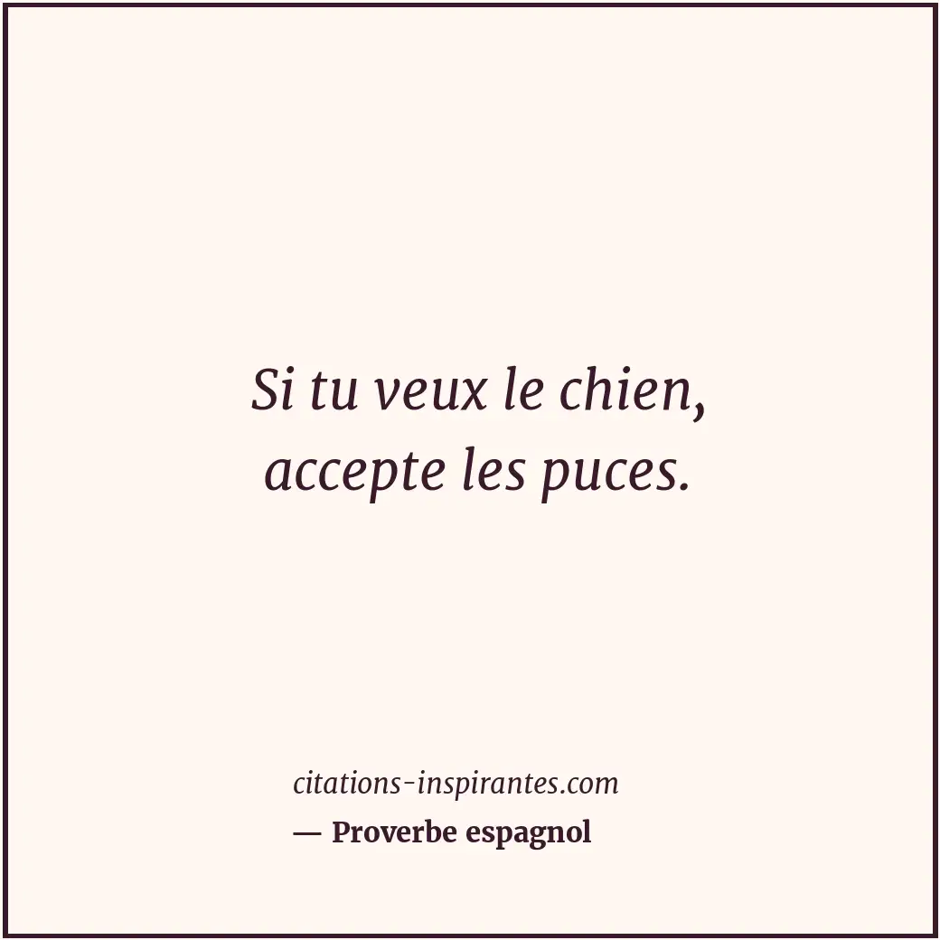 Citation de Proverbe espagnol