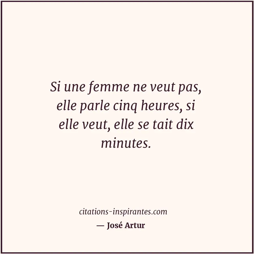 Citation de José Artur