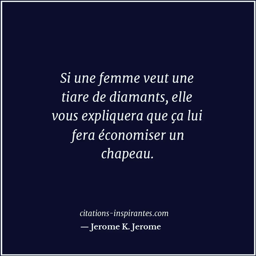 Citation de Jerome K. Jerome