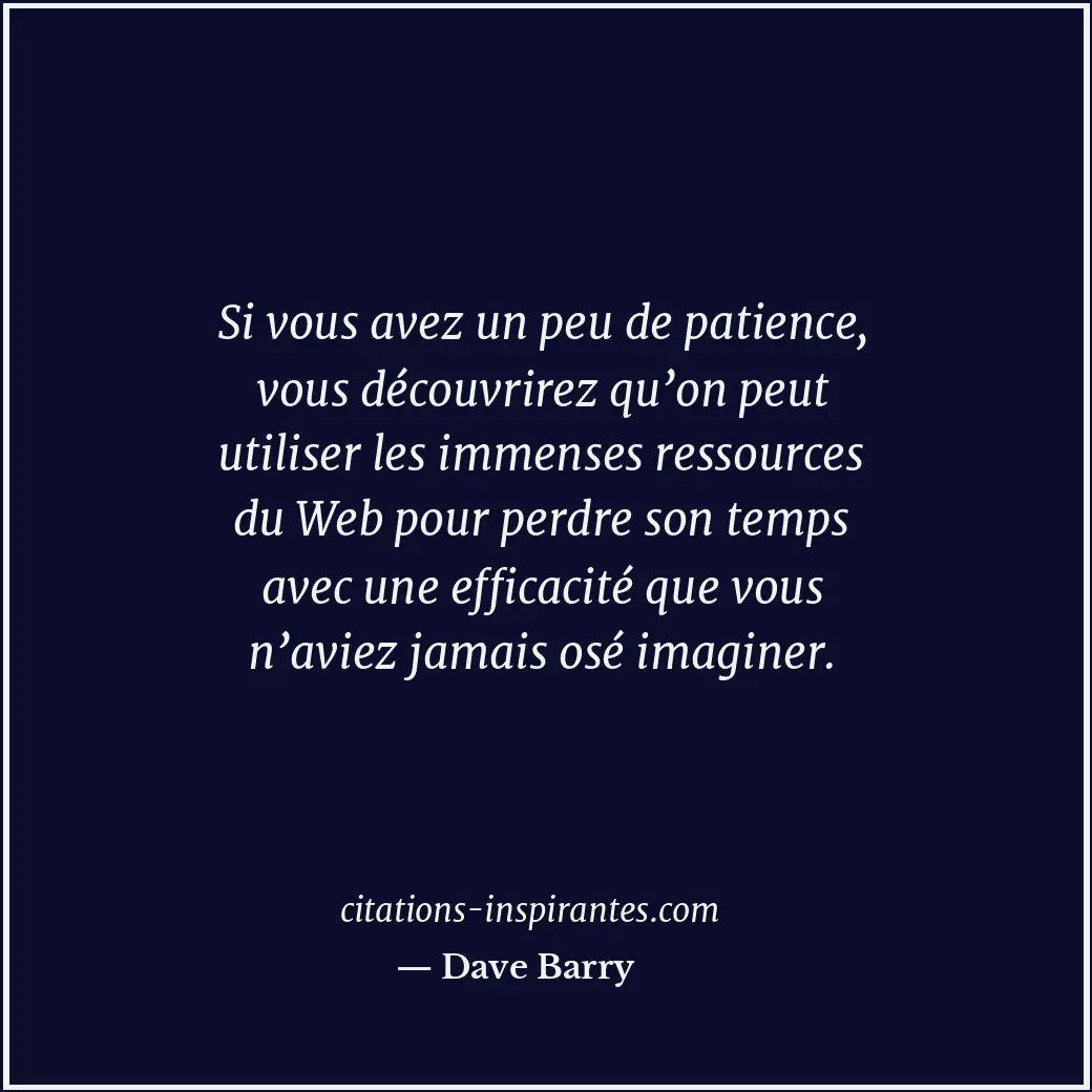 Citation de Dave Barry