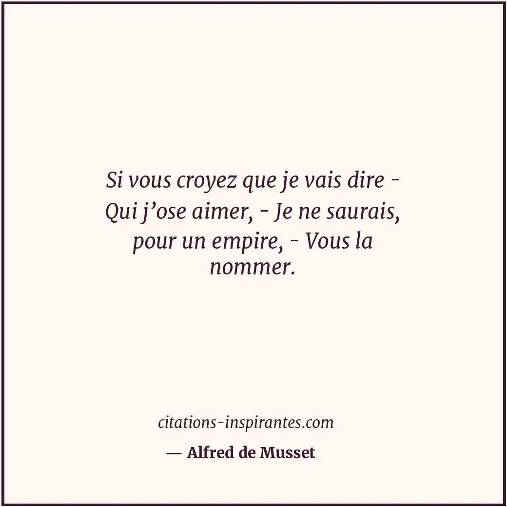 Citation de Alfred de Musset