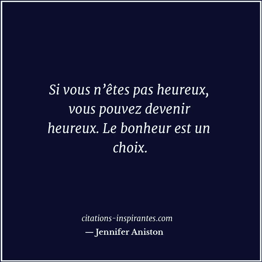 Citation de Jennifer Aniston