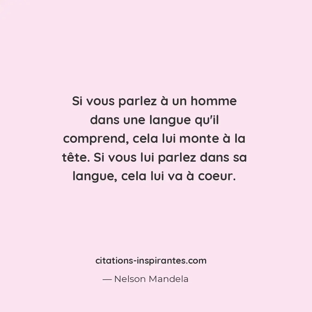 Citation de Nelson Mandela
