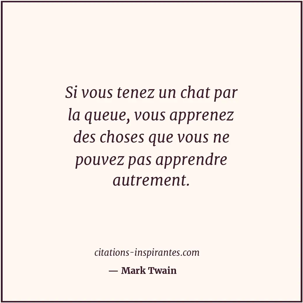 Citation de Mark Twain