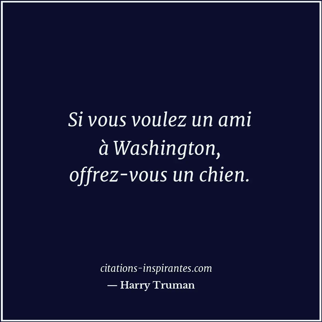 Citation de Harry Truman