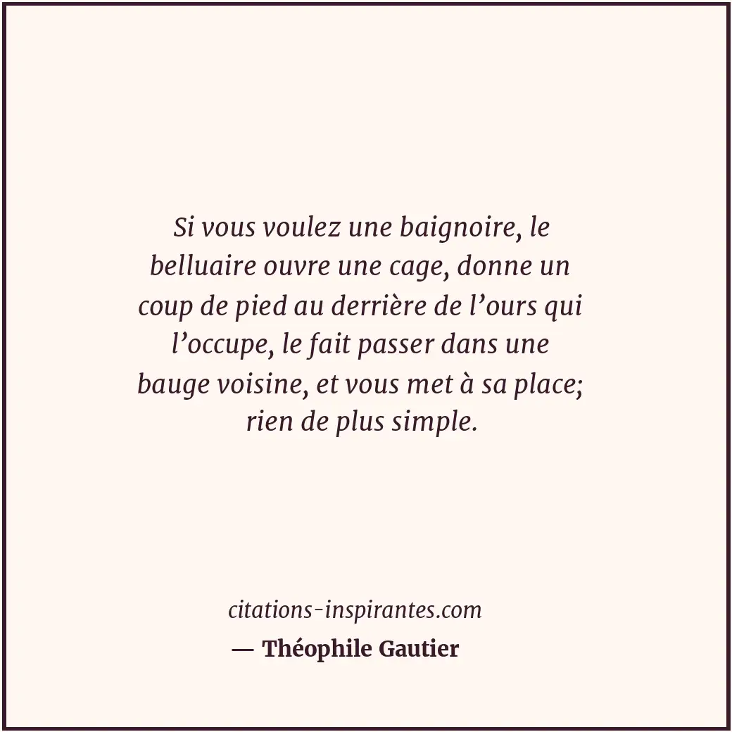 Citation de Théophile Gautier
