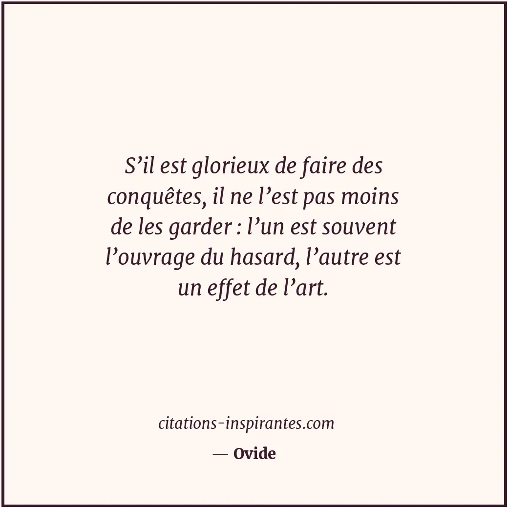 Citation de Ovide