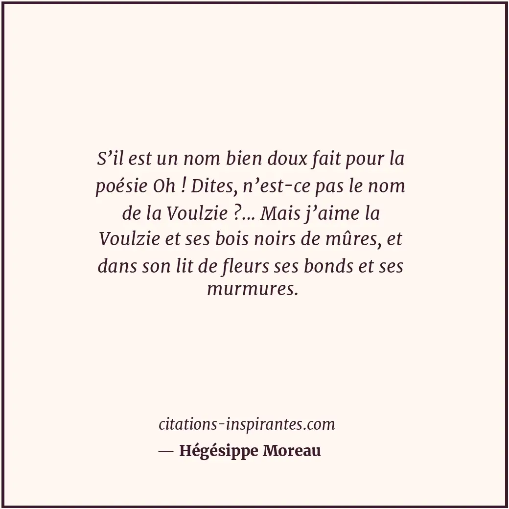 Citation de Hégésippe Moreau