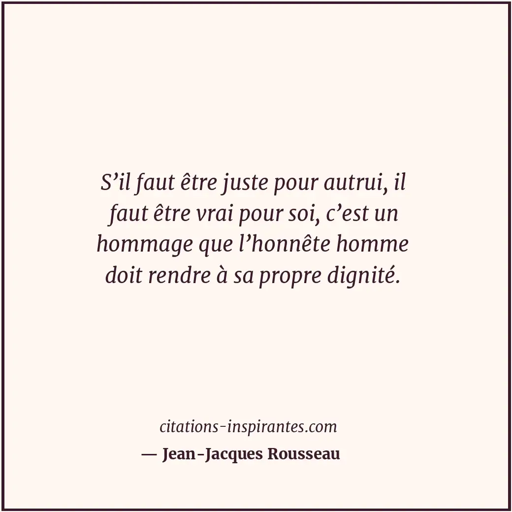 Citation de Jean-Jacques Rousseau