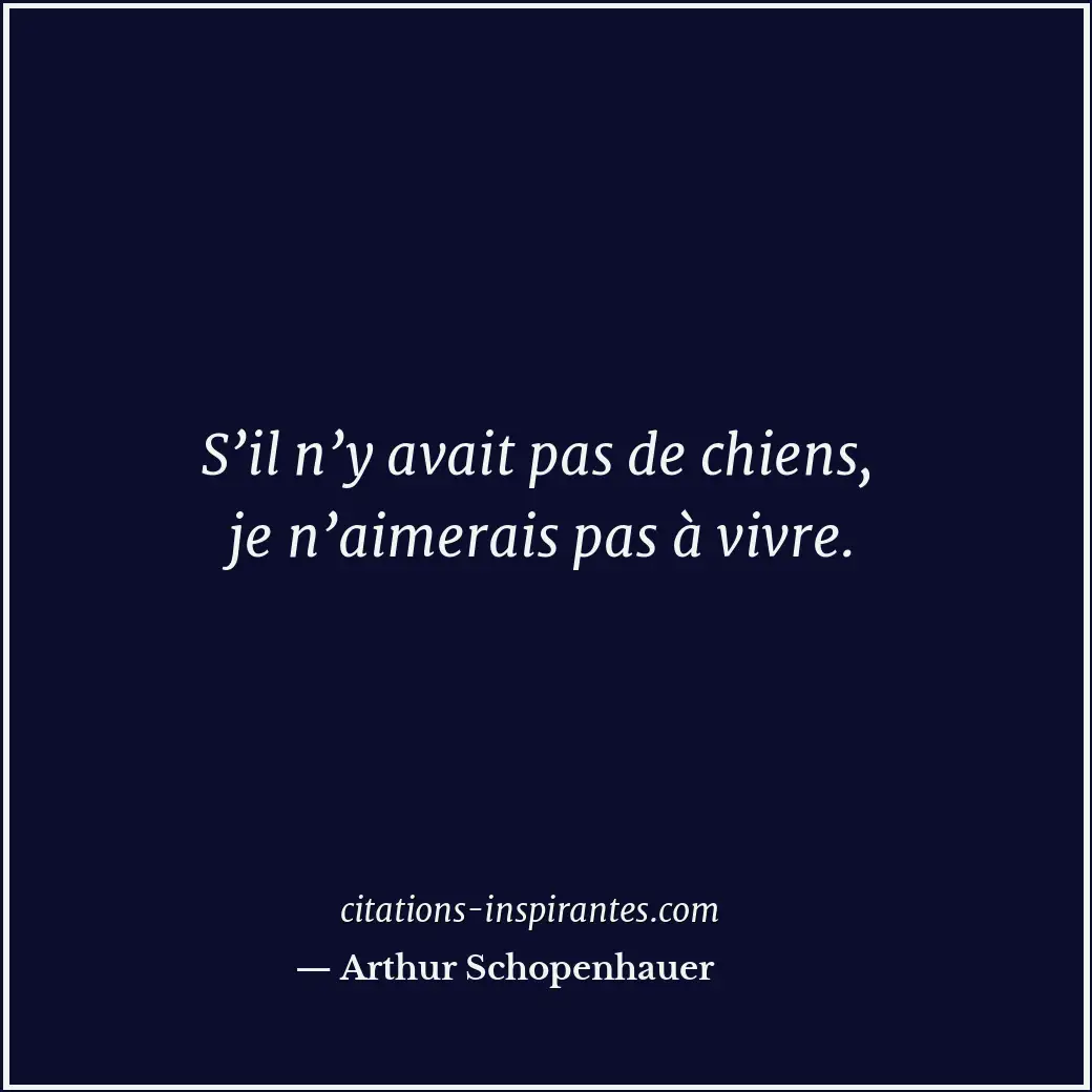 Citation de Arthur Schopenhauer