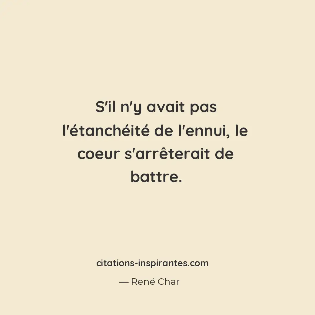 Citation de René Char