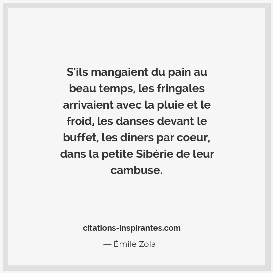 Citation de Émile Zola