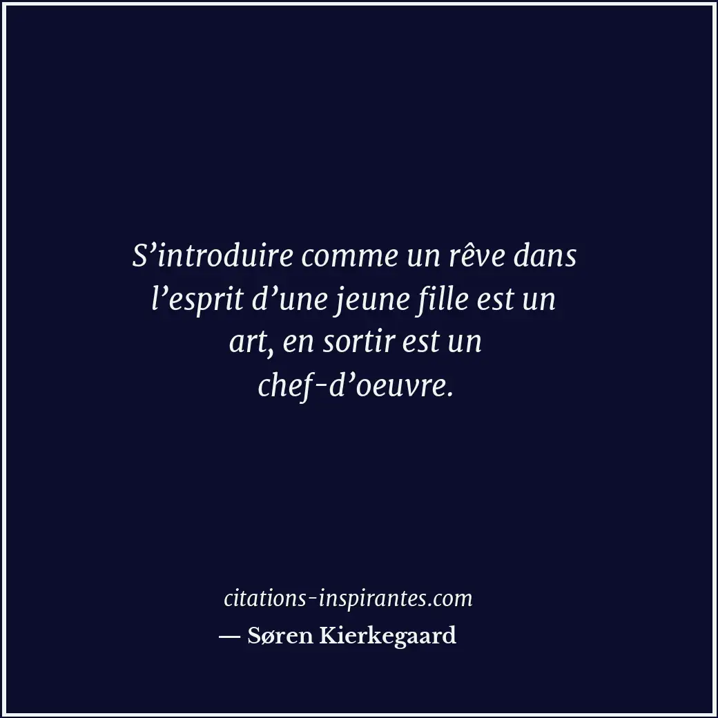 Citation de Søren Kierkegaard