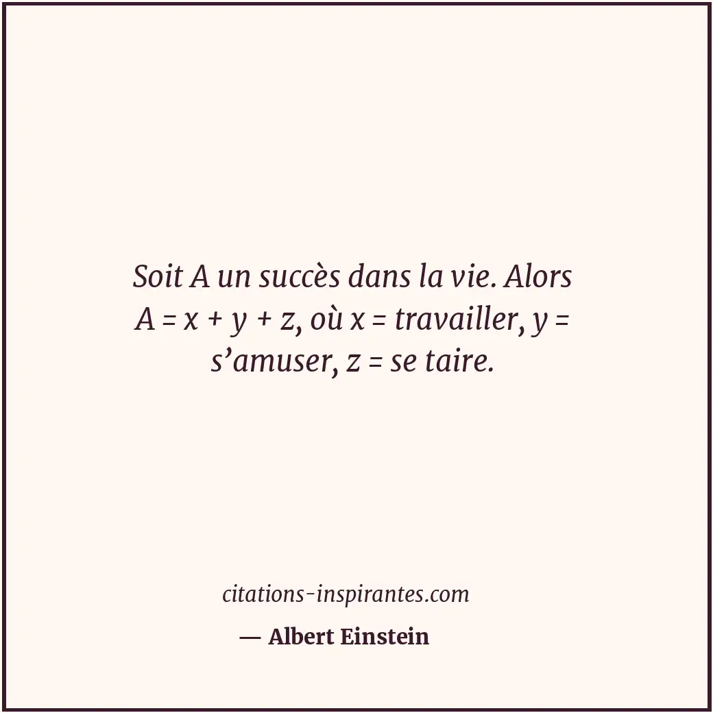 Citation de Albert Einstein