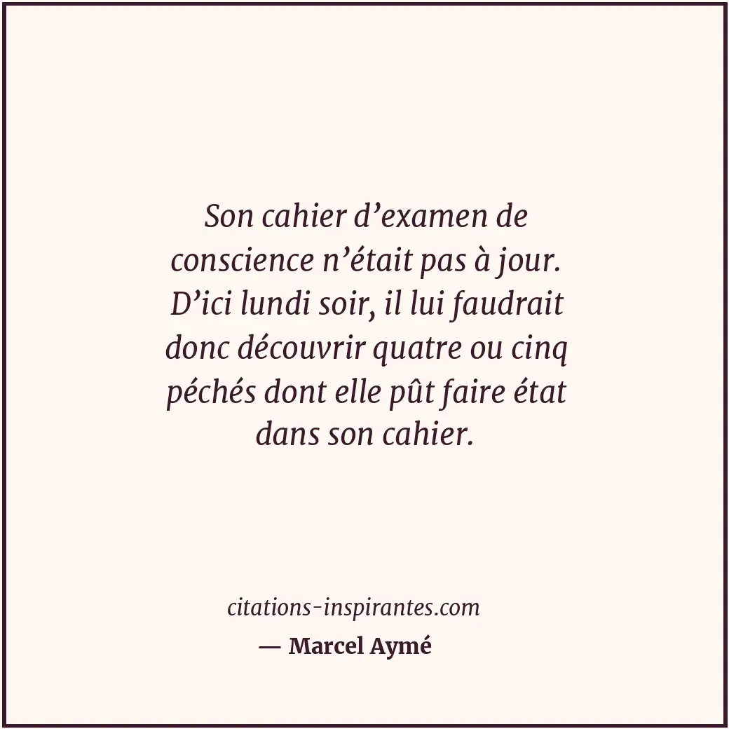 Citation de Marcel Aymé