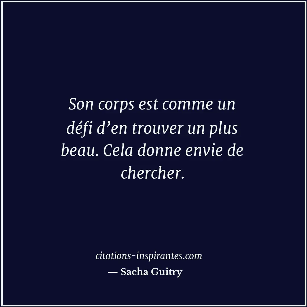 Citation de Sacha Guitry