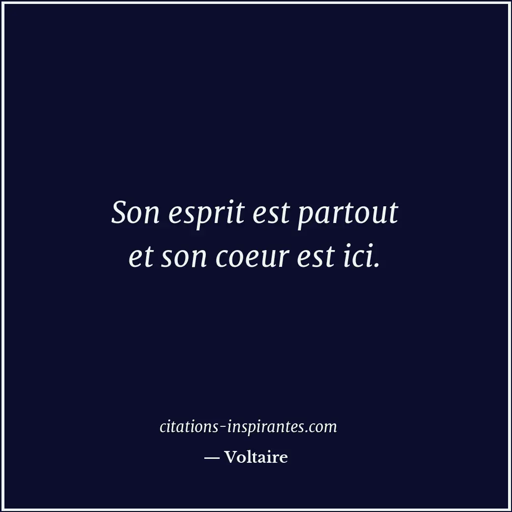 Citation de Voltaire