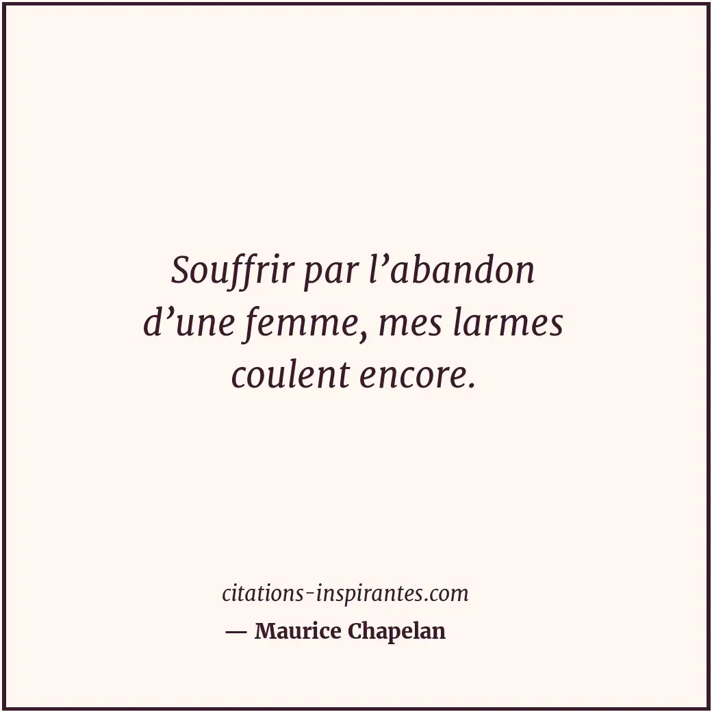 Citation de Maurice Chapelan