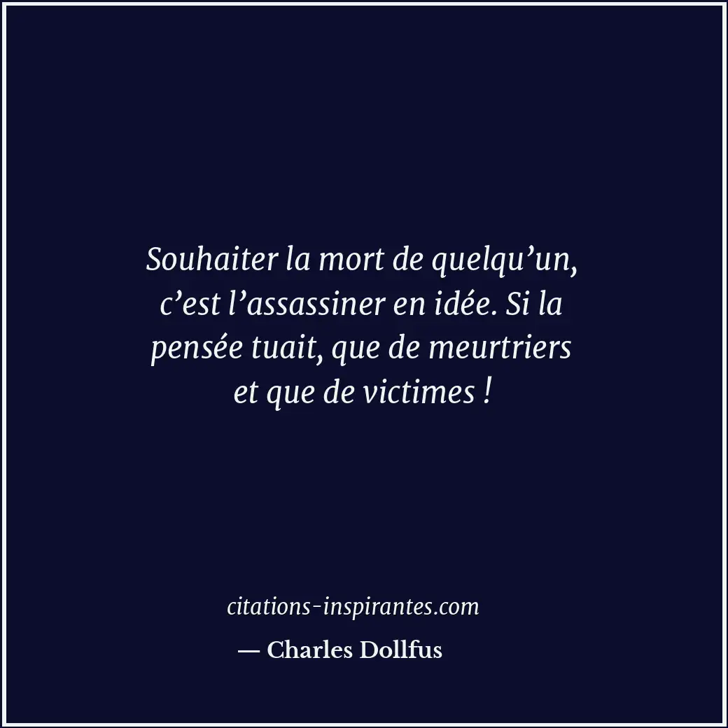 Citation de Charles Dollfus