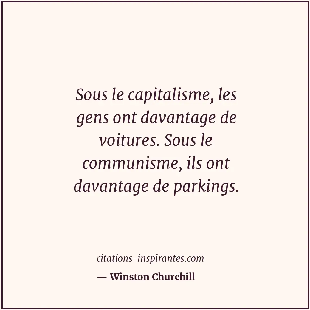 Citation de Winston Churchill