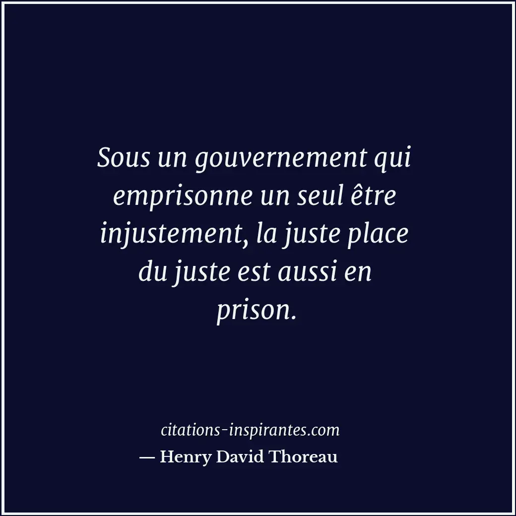 Citation de Henry David Thoreau
