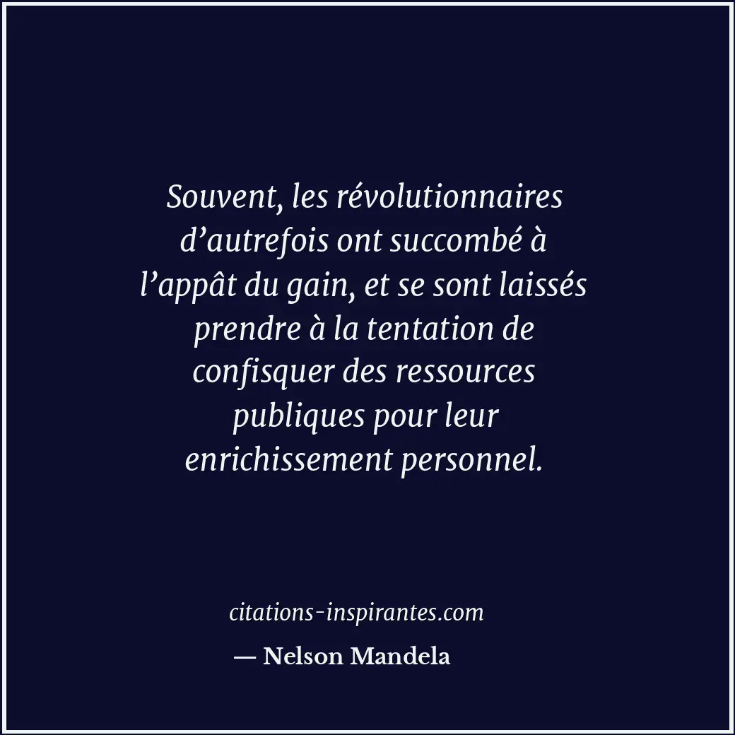 Citation de Nelson Mandela