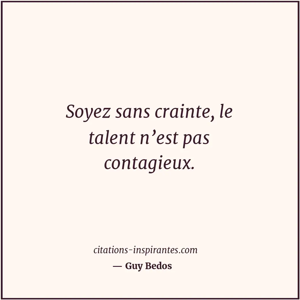 Citation de Guy Bedos