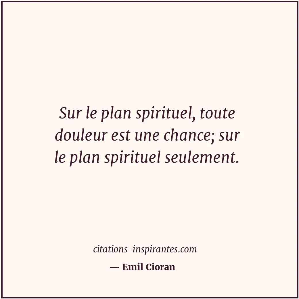 Citation de Emil Cioran