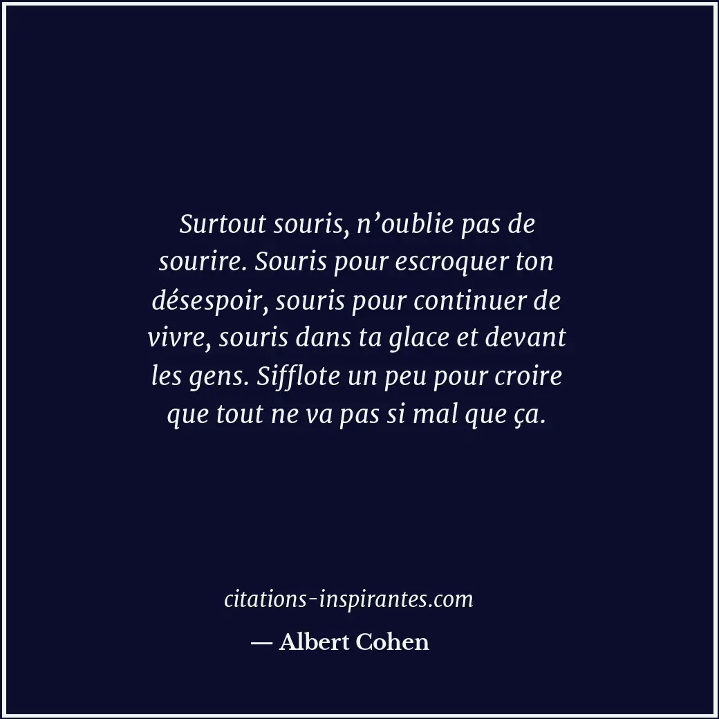 Citation de Albert Cohen