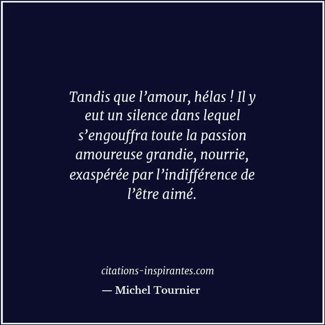 Citation de Michel Tournier