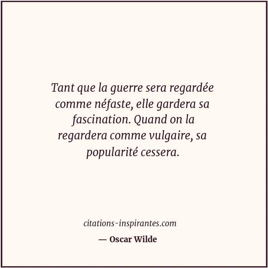 Citation de Oscar Wilde