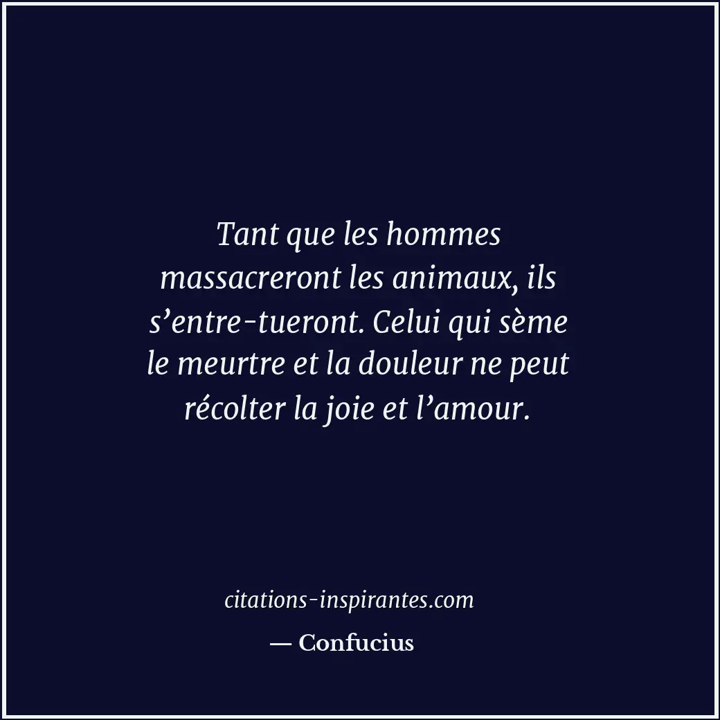 Citation de Confucius