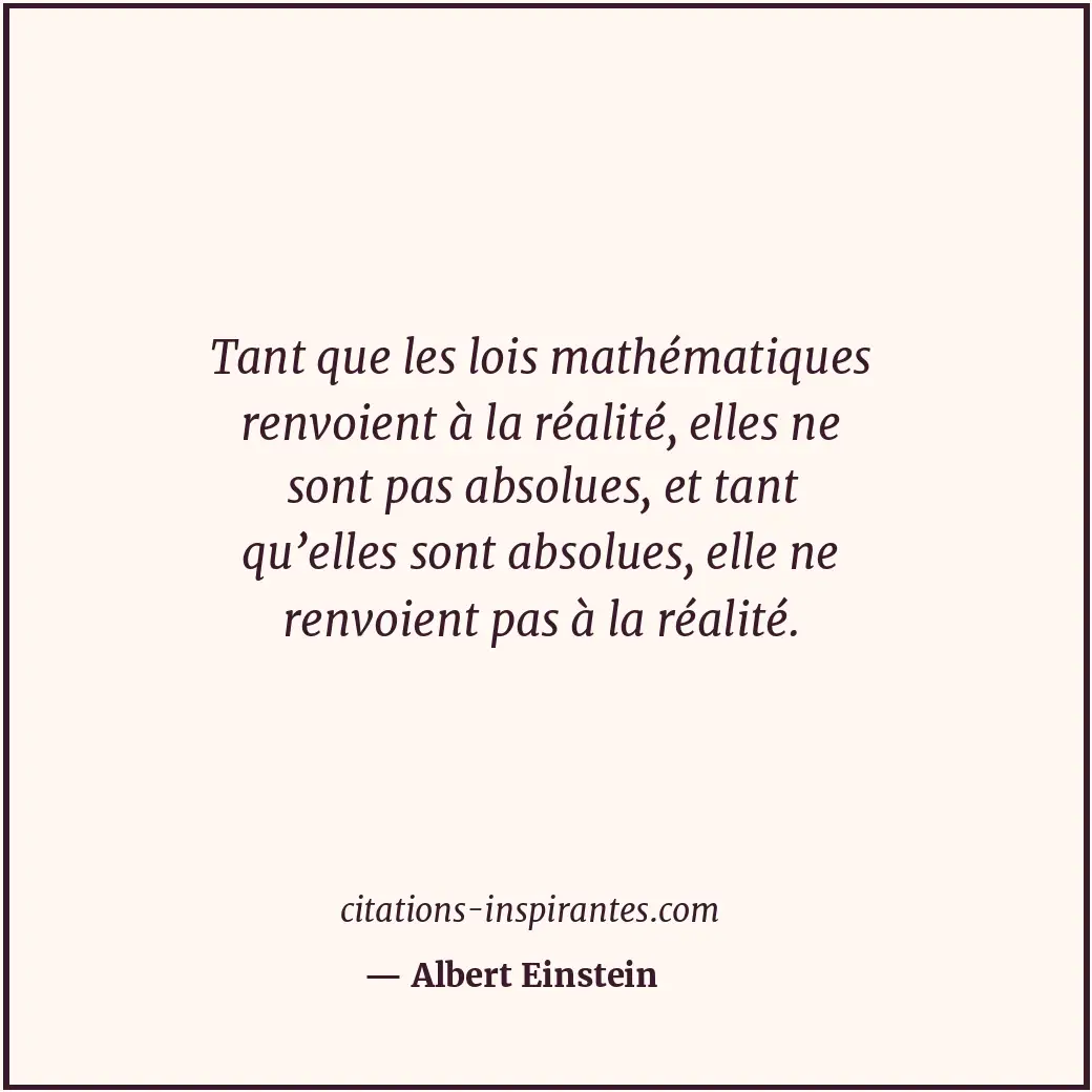 Citation de Albert Einstein