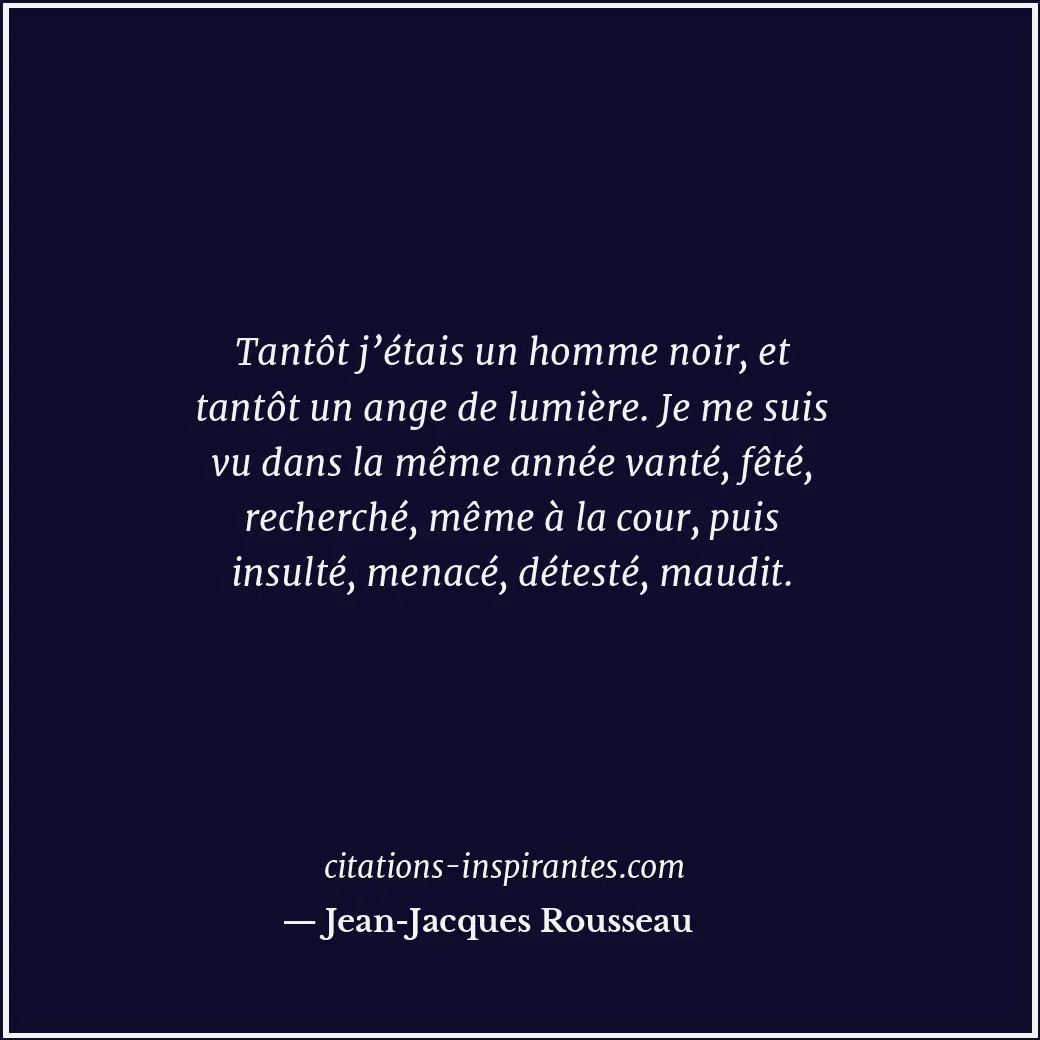 Citation de Jean-Jacques Rousseau