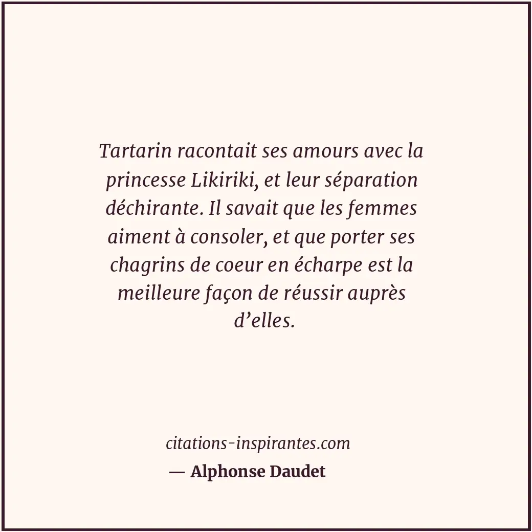 Citation de Alphonse Daudet
