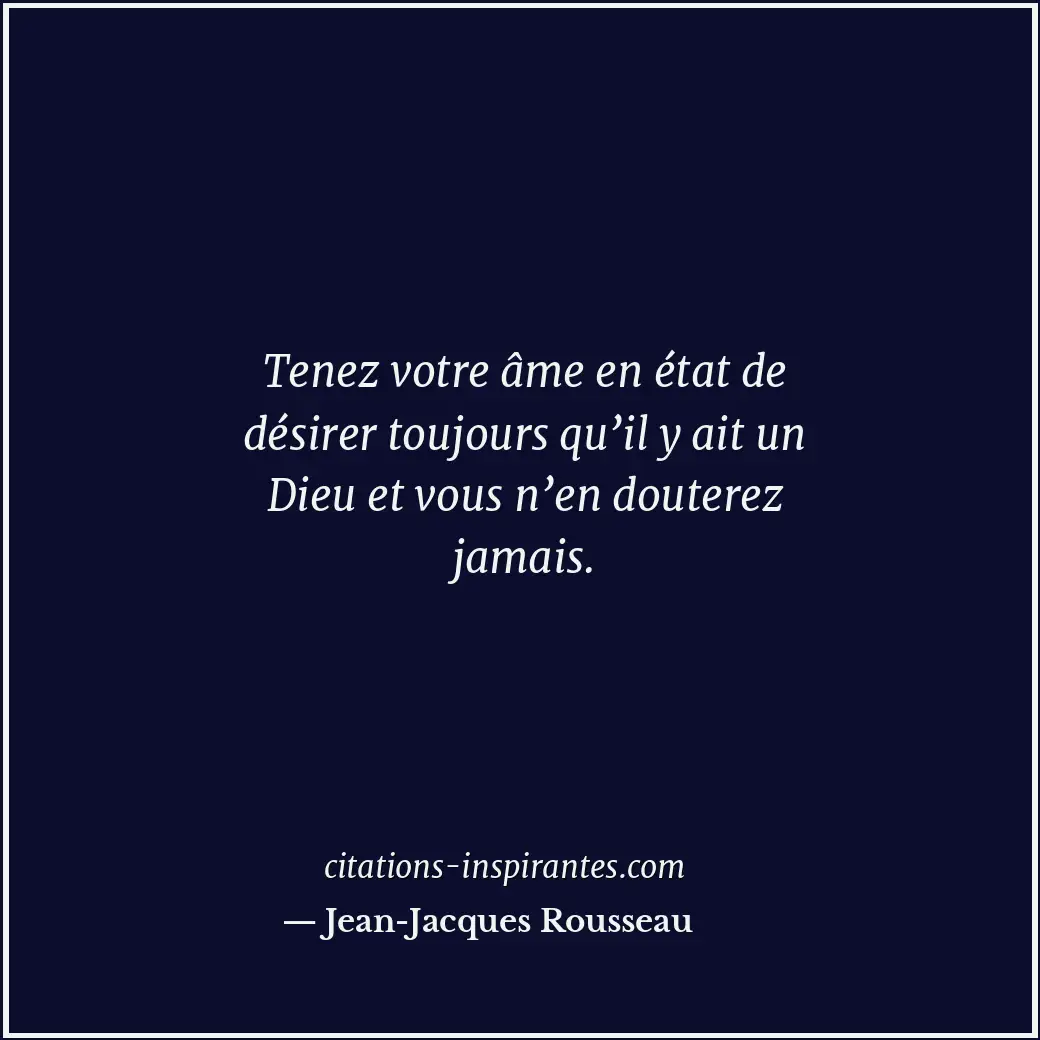 Citation de Jean-Jacques Rousseau