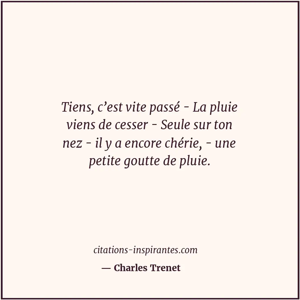 Citation de Charles Trenet