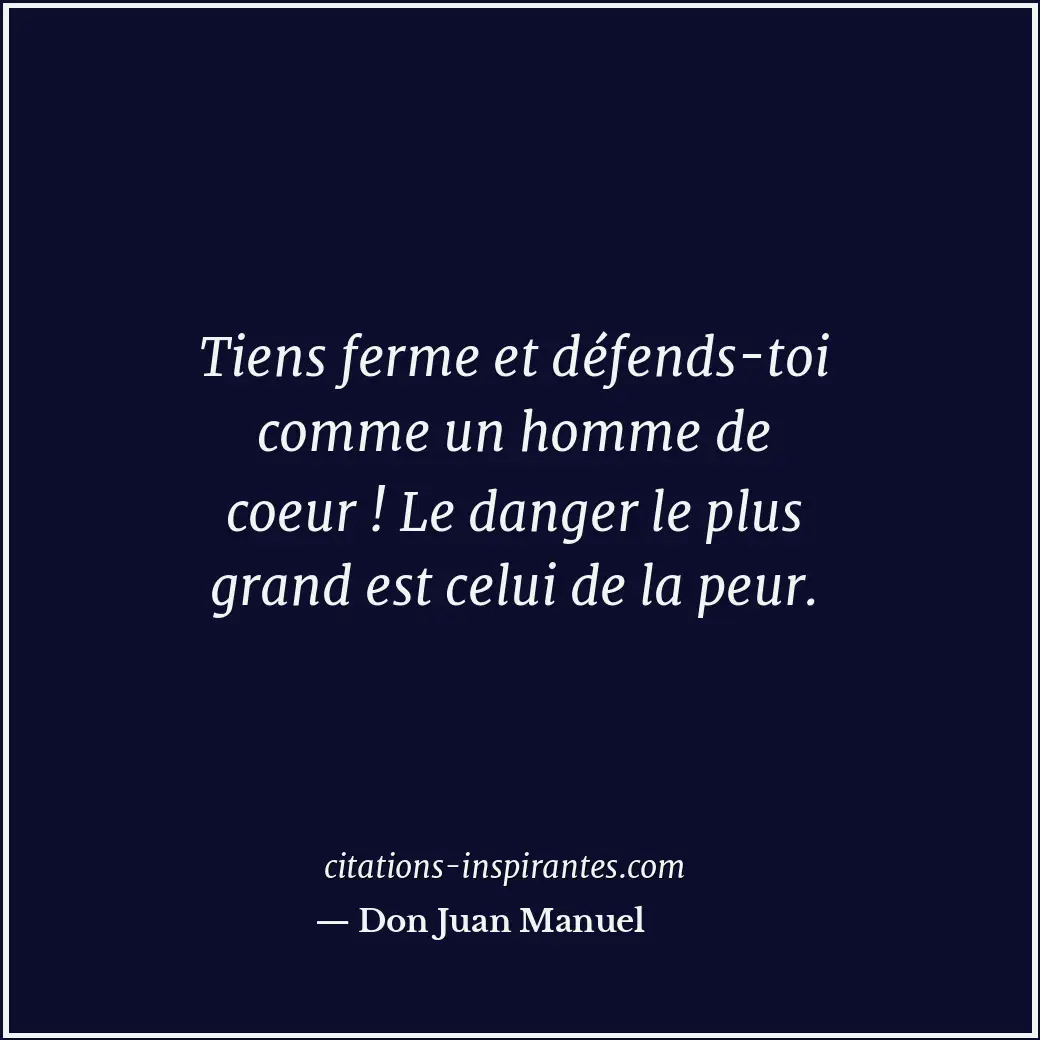Citation de Don Juan Manuel