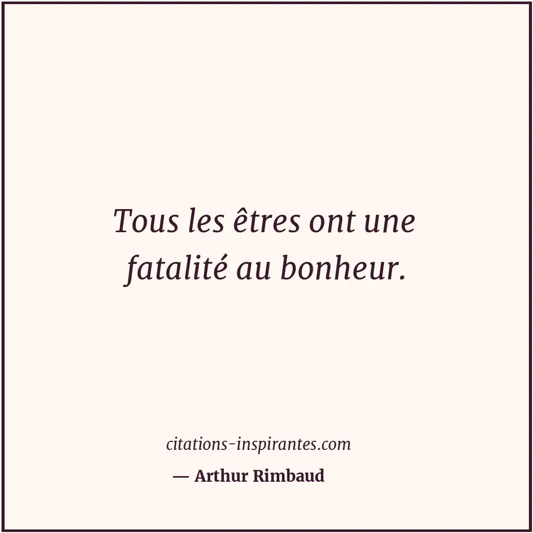 Citation de Arthur Rimbaud