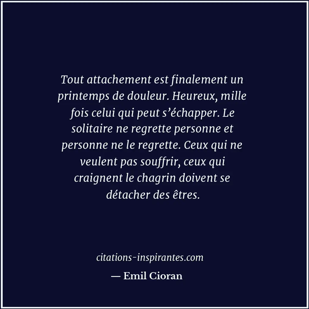 Citation de Emil Cioran