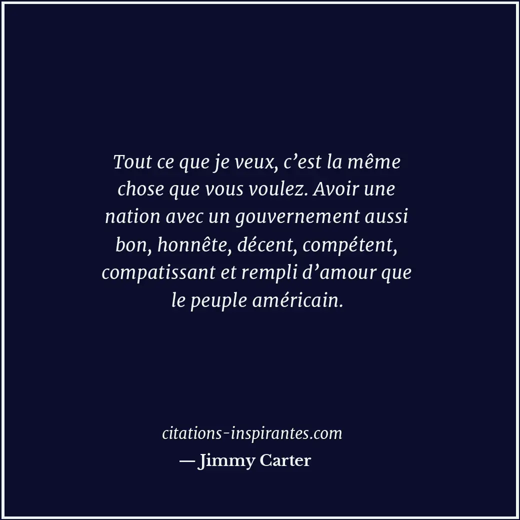 Citation de Jimmy Carter