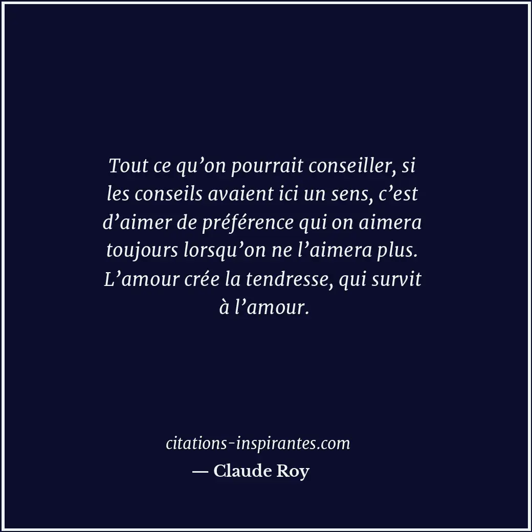 Citation de Claude Roy