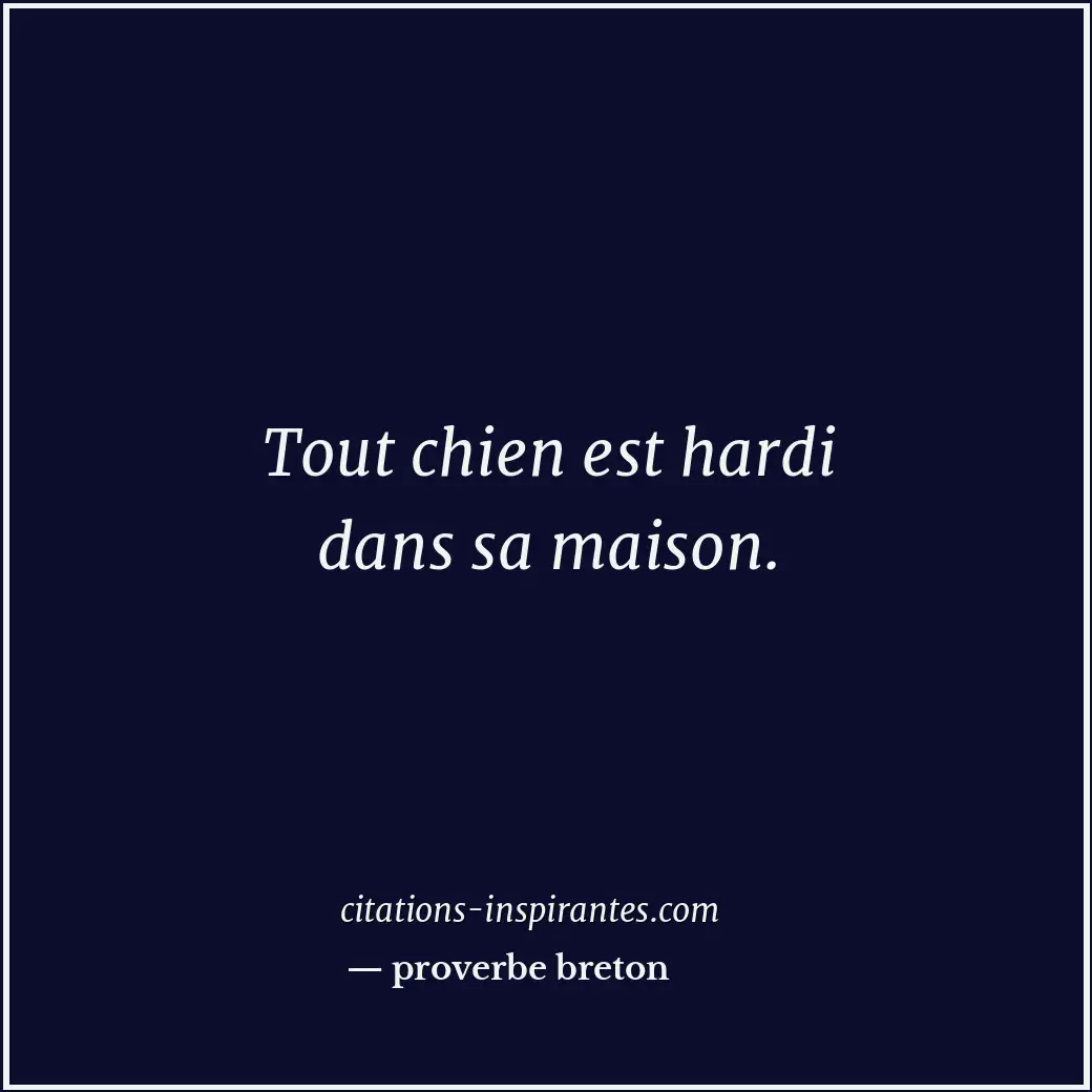 Citation de proverbe breton